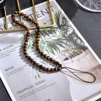 WristMala gemstone phone strand