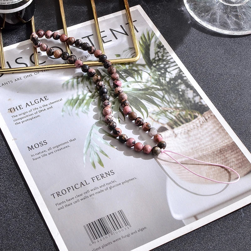 WristMala gemstone phone strand