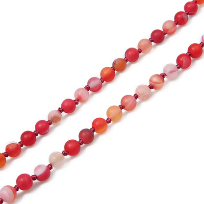 Matte Red Onyx 108, 6mm
