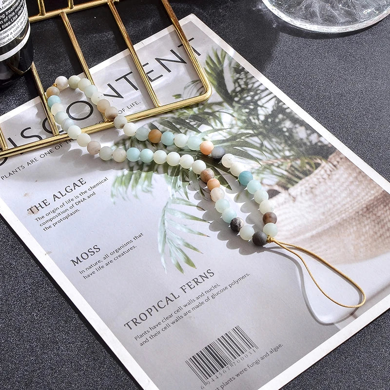 WristMala gemstone phone strand