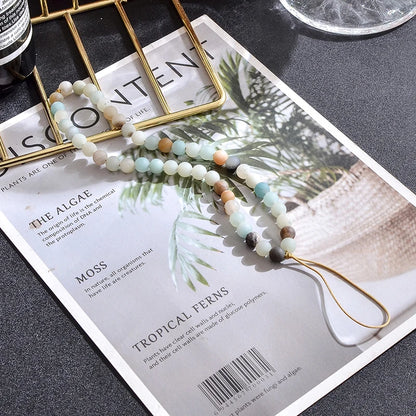 WristMala gemstone phone strand