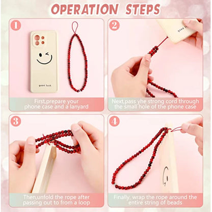 WristMala gemstone phone strand