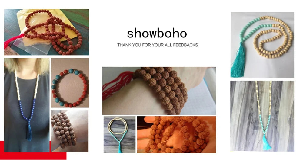 The Great Mantra, Obsidian 108, 6mm.