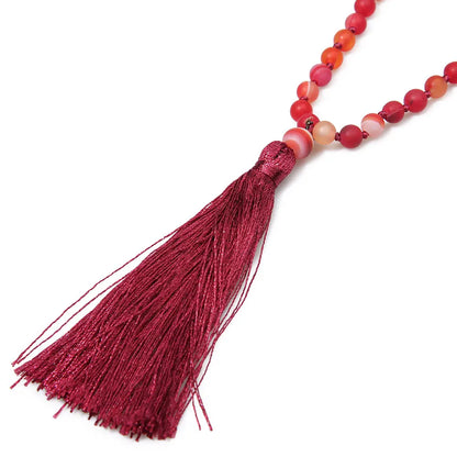 Matte Red Onyx 108, 6mm