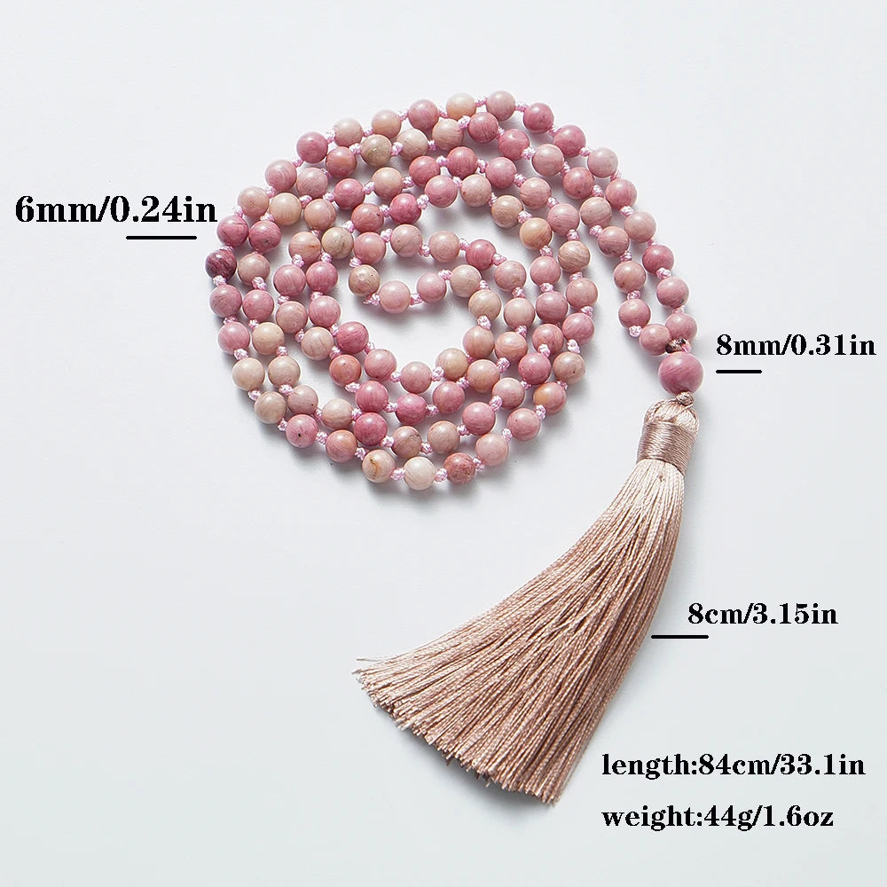 Rhodochrosite 108, 6mm